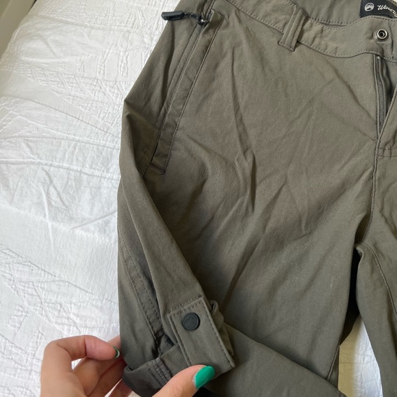 Dark Grey/Green Wind River Shorts - Picture 4 of 5